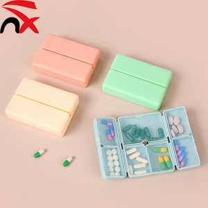 Nuevo Diseño <span class=keywords><strong>de</strong></span> Caja <span class=keywords><strong>de</strong></span> Almacenamiento Portátil con 7 Compartimentos, Tapa Magnética Abatible <span class=keywords><strong>de</strong></span> PP, Mini Caja Sellada para Pastillas, Ideal para Viajes al Aire Libre - Product Image 1