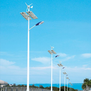 Luces de calle a precio de fábrica, luces LED híbridas solares y eólicas de larga duración, luces solares comerciales para calles - Product Image 3