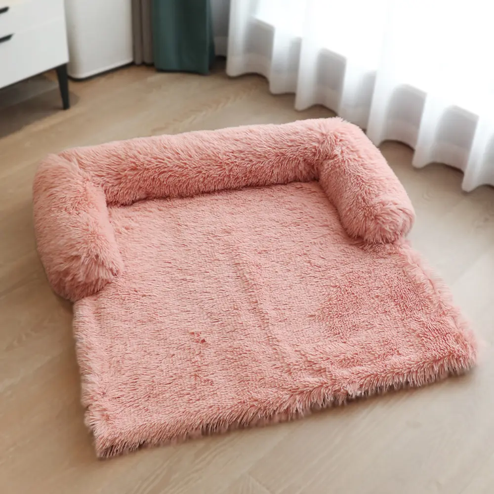 Shurui cama para animais de estimação, fabricante de animais de estimação, almofada, removível, lavável, suave, de pelúcia, cama para cachorro