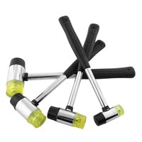Marteau souple double face SOLUDE, marteau multifonctionnel en caoutchouc antidérapant, 20 mm, 25 mm, 30 mm, 35 mm, 40 mm