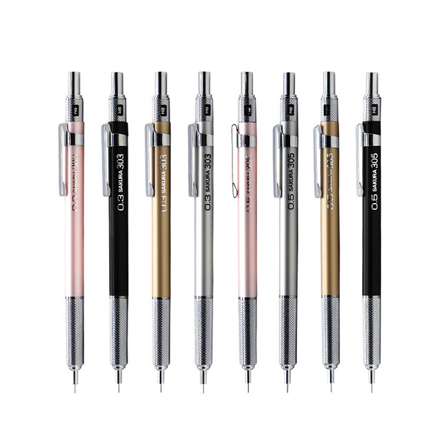 X913-1 XS-303 XS-305 Automatic Mechanical Pencil 0.3 0.5mm for Writing Sketch Drawing School Supplies