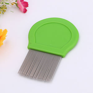 Atacado Dentes Densos Agulhas Longas Pet Piolhos Nit Comb Gatos e Cães Piolhos Comb Grate Comb Pet Tick Flea Ferramenta de Remoção - Product Image 4
