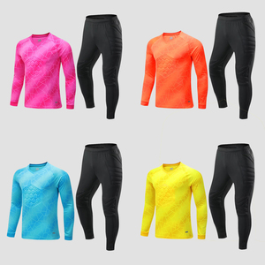Ensemble de maillot de gardien de but pour adulte en polyester à manches longues personnalisable, pantalon, transfert par sublimation, kits de maillot de football pour - Product Image 1