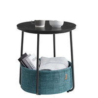 Table basse ovale contemporaine en métal table d'appoint pour ordinateur portable pour meubles de salon et de maison