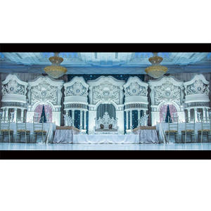 Élégant mariage indo-occidental couronne scène Toronto Grand Dreamy mariage asiatique scène Vancouver élégant mariage fibre scène USA - Product Image 1