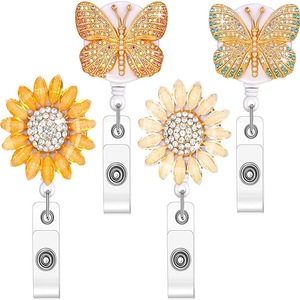 Hebilla de fácil desenganche con diseño de búho de aleación, crisantemo, búho con pedrería, tortuga, abeja, mariposa, tortuga marina y elefante - Product Image 2