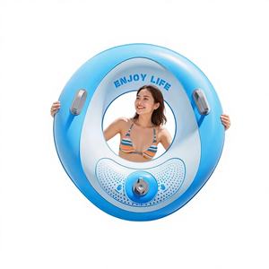 <span class=keywords><strong>Bouée</strong></span> de natation gonflable portable en PVC, protection environnementale, épaisse, double couche, en forme d'œuf, pour adultes - Product Image 1