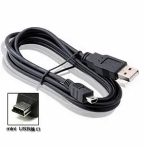 Wholesale T Port Micro B Cable 0.5m 1m 2m Mini B Usb Micro Cable For Digital Camera MP3MP4 Charging Cable