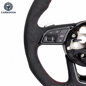 Volante Deportivo Personalizado de 4 Radios, Completamente en Cuero, para Audi - Product Image 4