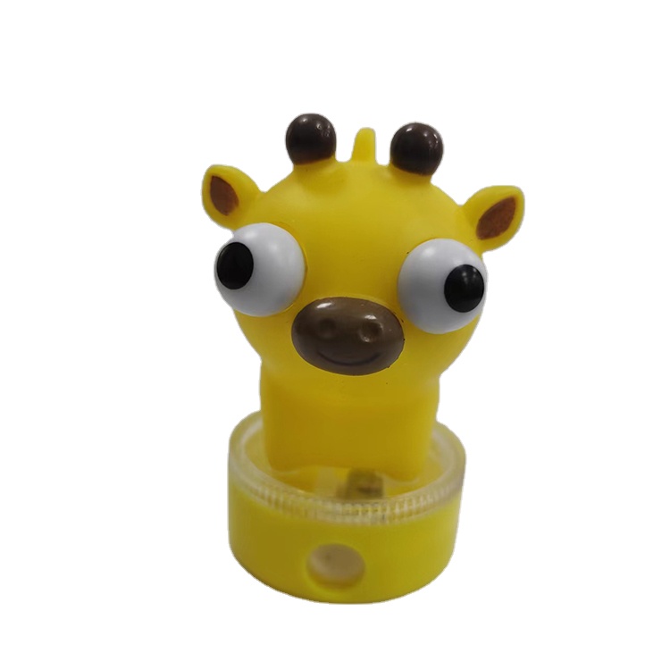 Забавные канцелярские принадлежности, индивидуальная точилка для карандашей, мягкая точилка для карандашей в виде животных