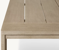 Tables basses de patio modernes et minimalistes, fabriquées à la main en teck massif de haute qualité