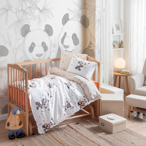 Musico Orange Classic Style Baby Bedding Set 100% Organic Cotton Woven Technics Character for Nursing <b>Pillow</b> Sleeping <b>Pillow</b> - Product Image 3