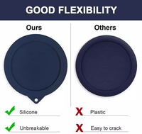Couvre-bocaux en silicone extensible, couvercles de remplacement, bouchons anti-débordement pour pots