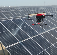 Drone de nettoyage haute pression UAV avec contrôle de pulvérisation ciblée, capacité de télécommande pour extérieur d'usine et services de gestion de propriétés de stades