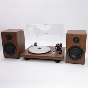 مشغل أسطوانات فينيل جديد التصميم مع سماعات خارجية عالية الجودة وخرطوشة A-T MM - Product Image 5