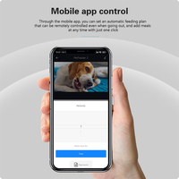 Nouveauté : Distributeur automatique de nourriture pour chiens et chats, intelligent et écologique, avec bouteille de charge intégrée