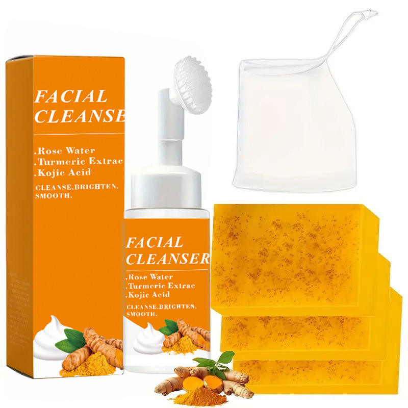 1Cleansing Mousse+3 soap