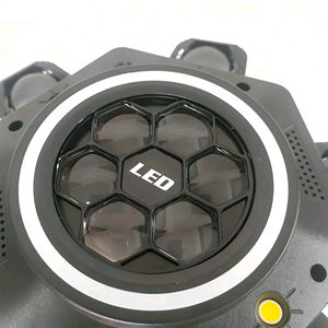 RGBW 10x10W LED 6-Arms hareketli kafa lazer DMX 512 ses aktif disko müzik projektör lambası için parti DJ sahne aydınlatma evreleme - Product Image 4
