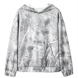 Sweat-shirt à capuche camouflage pour homme, coupe classique, imprimé, tricoté, décontracté, respirant, 100% polyester - Product Image 1