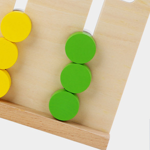 Comniki Montessori didattica versione <span class=keywords><strong>professionale</strong></span> scuola materna <span class=keywords><strong>educazione</strong></span> precoce a tre colori gioco giocattolo in legno insegnamento Standard - Product Image 5