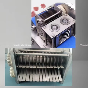 Máquina Cortadora de Carne Fresca Comercial, Máquina para Cortar Carne en Cubos para Carne de Res, Pollo, Pescado, Rebanadora de Carne Fresca - Product Image 4