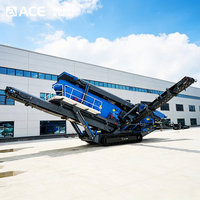 ACE Group Usine de criblage mobile sur chenilles linéaires AM3600H 100-350TPH avec moteur de criblage vibrant hydraulique sur chenilles pour minerai