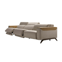 Canapé inclinable moderne en cuir 3 places Electrique Luxe Cinéma Chaise inclinable Électrique Home Cinéma Salle Ensemble de meubles