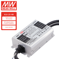 Controlador LED Impermeable Mean Well XLG 20W 25W 35W 40W 50W 75W 100W 150W 200W 240W 320W 12V 24V, Fuente de Alimentación LED Regulable