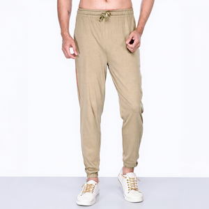 IRON POINT INDUSTRIES – Nouveau design de logo personnalisé – Pantalon homme respirant à séchage rapide 100 % coton avec taille élastique – Idéal pour l'été - Product Image 1