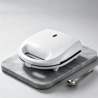 Grille-pain électrique automatique 3-en-1 détachable avec plaques antiadhésives pour gaufres et paninis, voyants lumineux, pour usage domestique
