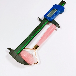 Rodillo de gran oferta de fábrica DIY, Jade para ojos faciales y Bola de perfume de cristal brillante <span class=keywords><strong>Versace</strong></span>, rodillo de cuarzo rosa - Product Image 2