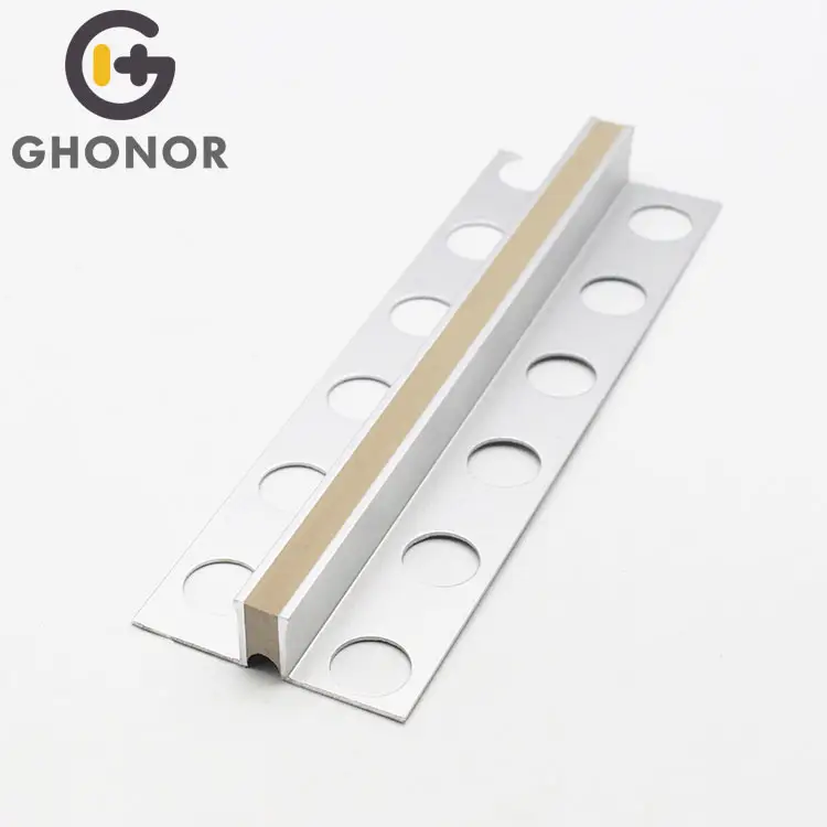 Fire Rated Silicone Sealant Filler Aluminium Cover Strip Tile Expansion Joint