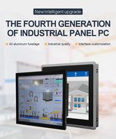 15 Inch IP65 Resistive Touch Industrial 10 Points Embedded Touch Screen Monitor Wall Mounted Industrial Monitor