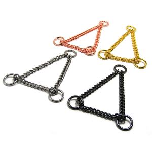 Collier de chien réglable en acier inoxydable, taille personnalisée, plaqué PVD, chaîne Martingale, demi-starter pour animaux de compagnie - Product Image 1