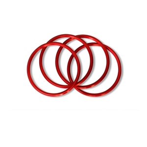 Garniture centrale en aluminium, 4 pièces, décoration, anneau de <span class=keywords><strong>moyeu</strong></span> de roue de voiture, <span class=keywords><strong>autocollant</strong></span> pour <span class=keywords><strong>BMW</strong></span> 1 2 3 5 7 série X1 X3 X5 X6 - Product Image 1