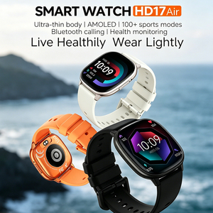 Reloj Inteligente HD17 Air con Pantalla AMOLED Redonda, Correa de Silicona, Resistente al Agua IP67, GPS, Carga Inalámbrica, Asistente de Voz con IA - Product Image 4
