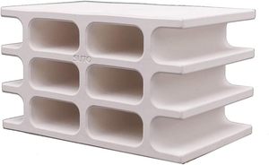 Decorazione per acquario rettangolare in ceramica bianca che nasconde rifugio per gamberetti Amano ciclid Baby <span class=keywords><strong>Pleco</strong></span> pesci riproduttori scatola di allevamento - Product Image 6