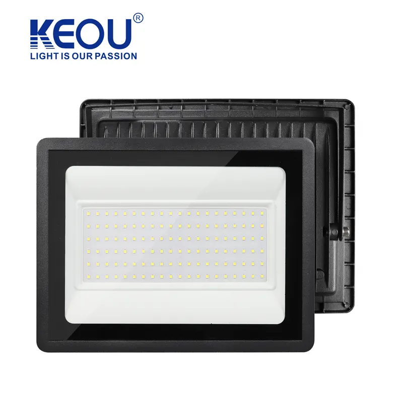 Chi phí cao hiệu suất SMD2835 vỏ nhôm 100 wát LED Đèn pha IP65 nhẹ Lũ lụt trường hợp