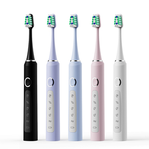 Brosse à <span class=keywords><strong>dents</strong></span> électrique sonique portable étanche IPX7, rechargeable, pour adultes, blanchiment des <span class=keywords><strong>dents</strong></span>, hygiène buccale, manche en <span class=keywords><strong>vernis</strong></span> élastique - Product Image 1