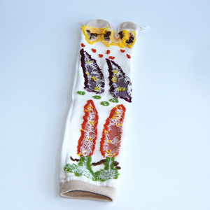 SHANXIN femmes deux bout jacquard drôle épais <span class=keywords><strong>chaud</strong></span> femmes chaussettes en coton - Product Image 1