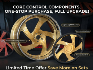 Jantes en alliage forgé sur mesure de luxe, 2 ou 3 pièces, 22, 24, 26 <span class=keywords><strong>pouces</strong></span>, couleur or, pour camion, jantes BDS, Chevy C10, Cutlass, Impala, Monte Carlo - Product Image 4