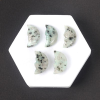2026 Vente en gros de spécimen minéral de fluorite arc-en-ciel naturelle brute, forme de visage de lune, pour la décoration et la guérison énergétique