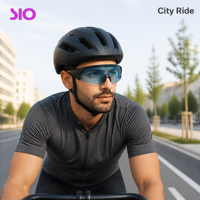 Lunettes de cyclisme intelligentes 5.3, autonomie de 4-5h, charge magnétique, commande par bouton, portée de 10m, lunettes de soleil audio pour sports de plein air