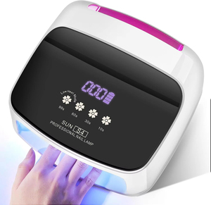 Lampe à ongles UV LED sans fil, 66 perles LED, écran tactile, portable, rechargeable, sécheuse pour usage domestique et professionnel en salon - Product Image 2