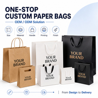 Sacs en Papier Écologiques Personnalisés avec Impression de Logo – Vente en Gros de Sacs Kraft Imprimés de Haute Qualité avec Votre Propre Logo