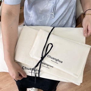 Chuanghua Logo Printed Cotton <b>Envelope</b> Clothes Scarf Jewelry Bag Cotton Shopping <b>Gift</b> Packaging Dustproof Cotton <b>Envelope</b> Bag - Product Image 5