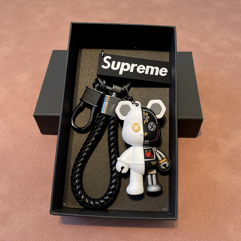 [white]mechanical bear [With a box]