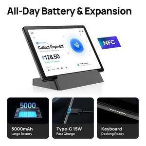 แท็บเล็ตแอนดรอยด์ขนาด 10.<span class=keywords><strong>1</strong></span> นิ้ว รุ่น G80 ความจุ 4GB 64GB พร้อม NFC POS Terminal ตู้คีออสก์แบบอินเทอร์แอคทีฟ พร้อมแท่นชาร์จหลายพอร์ต รองรับ ODM OEM - Product Image 5