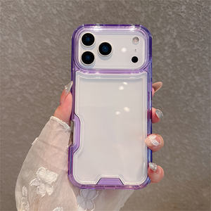 Funda Transparente Antichoque de 3 Capas en TPU y PC para Celulares iPhone 17 <span class=keywords><strong>Pro</strong></span> Max, 16 y 15 <span class=keywords><strong>Pro</strong></span> Max - Product Image 6
