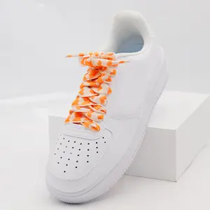 Weiou Manufacturer New Arrival Special Design Match jumpmans And YZ 350 shoes High Quality Webbing Flat Heat-Shaped Shoe Laces